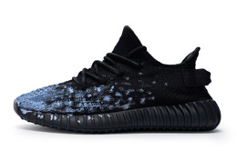 Кроссовки Adidas Yeezy Boost 350 V2 Lifestyle Shoes Unisex Low-top Blue, черный/синий hq4540(team80-男女同款暗黑蓝绽s-box) | black/blue