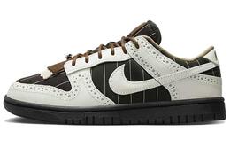 Кроссовки Dunk Low Lx Brogue Pinstripe Women's Nike, черный/белый fv3642-010 | black white