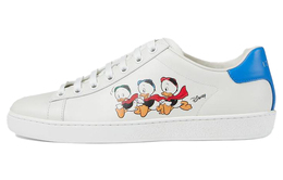 Кроссовки Gucci Ace Skateboarding Women, белый/синий 649400 ayo70 9062