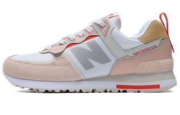 Кроссовки New Balance NB 574, белый/серый/светло-розовый wl574ise