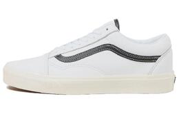 Vans Кроссовки Old Skool 'White Black Leather' vn0007ntyb2 | black/white