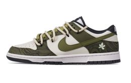Кроссовки Nike Dunk Skateboard Shoes Unisex Low-Top White Green dd1391-100(team144-枯木逢春) | white/green