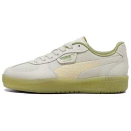 Кроссовки для скейтбординга Palermo Low Top, женские, светло-серые Puma, светло-серый/желто-зеленый 401435-01 | light gray/yellow green