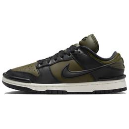 Кроссовки Nike Dunk Skateboarding Shoes Unisex Low-top Green/black, черный dz2794-300 | neutral olive/medium olive/light bone/black