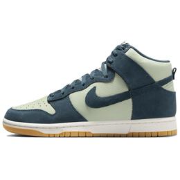 Кроссовки Nike Dunk High Skateboarding Shoes Unisex High-top Green/Blue, бирюзовый fz4739-300 | turquoise