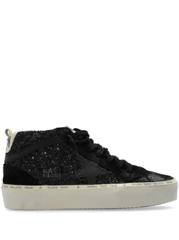 Golden Goose высокие кеды Mid Star с блестками, черный gwf00699f00565290447 | черный