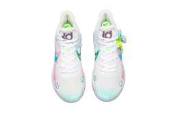 Кроссовки Nike KD Trey 5 IX Vintage Basketball Shoes Unisex Low-top Pink-green-white, розовый dj6922-100(team244-笑脸汽水) | pink-green-white