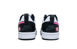 Кроссовки Nike Court Borough Skateboarding Shoes Women's Low-top Black White, белый bq5448-115(team240-爱心宝宝） | white
