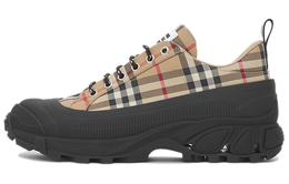 Женские винтажные кроссовки Burberry, черно-бежевый 80452871
