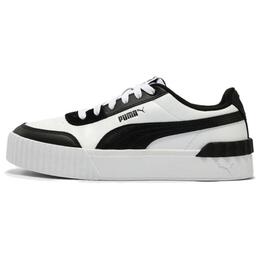 Puma Кроссовки для скейтбординга Carina Low Top женские, белые, черные 373031-18 | white black
