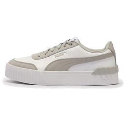 Puma Кроссовки для скейтбординга Carina Lift Low Top женские, белые, серые 373031-19 | white gray