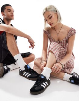 Черно-белые кроссовки Adidas Samba OG 128083616 | black