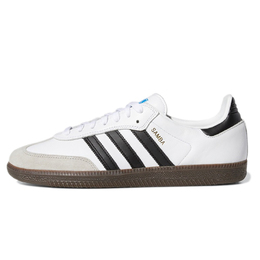 Кроссовки Adidas SAMBA OG Skateboarding Shoes Unisex Low-top Pink/white, белый b75806(teamh-男女款云之彼端s-box) | chalk white