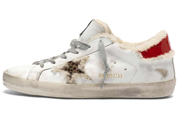 Кроссовки для скейтбординга Super-Star женские, низкие, белые Golden Goose g35ws590.p91