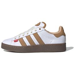 Кроссовки Adidas CAMPUS 00s Skateboarding Shoes Unisex Low-top White/brown/brown, белый ih3284 | white/wheat brown/magic light brown