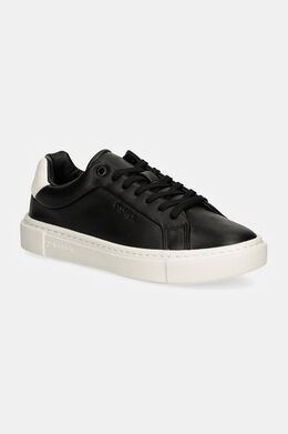 Кроссовки CUPSOLE LACE UP W/ML LTH Calvin Klein, черный 9byh-obd1wr_99x | czarny