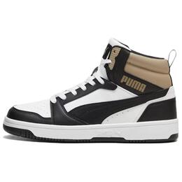 Puma Износостойкие высокие кроссовки для скейтбординга REBOUND унисекс, черные, белые 392326-22 | black white