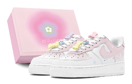 Кроссовки Nike Air Force 1 Skateboard Shoes Women's Low-Top Pink, розовый dh2920-111(team88-甜心绵绵s-box） | white/pink