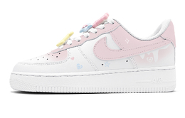 Nike Кроссовки Air Force 1 Low Slip Resistant Abrasion Resistant женские бело-розовые, цвет White Pink dh2920-111(team88-甜心绵绵） | white pink