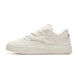 Кроссовки Anta Arrogant Travel Skateboarding Shoes Women's Low-top Ivory White/silver, слоновая кость 922438012-6 | ivory white/silver-6