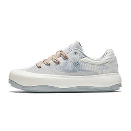 Кроссовки Anta Skateboarding Shoes Women's Low-top Cloud Gray/ivory White, слоновая кость/серый 922438050-4 | cloud gray/ivory white-4