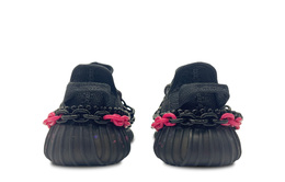 Кроссовки Adidas Yeezy Boost 350 V2 Lifestyle Shoes Unisex Low-top Black Rose Pink, черный hq4540(team188-黑夜霓虹s-box) | black