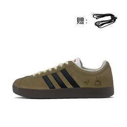 Кроссовки Adidas Neo X Adidas Vl Court Skateboarding Shoes Unisex Low-top Brown, цвет Coffee hq1802(team332-休闲拿铁） | coffee
