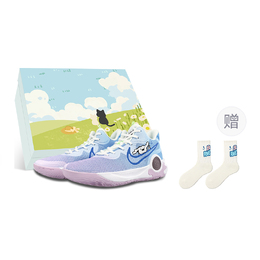 Кроссовки Nike KD Trey 5 IX Vintage Basketball Shoes Unisex Mid-top White/purple/blue, белый dj6922-100(team47-蓝紫比耶狗box) | white