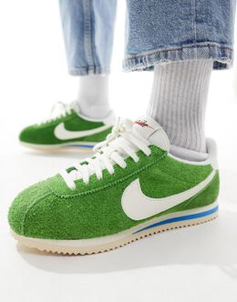 Зеленые замшевые кроссовки унисекс Nike Cortez Vintage 132626778 | mgreen