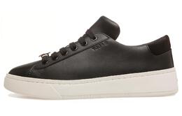 Кроссовки Bally Logo-plaque Leather Sneakers, черный/белый 6304597 | black/white
