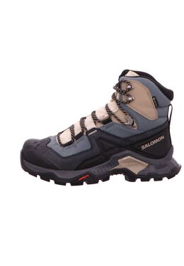 Кроссовки Quest Element GTX, дышащие, водонепроницаемые, женские Salomon, цвет Ebony Rainy Stormy 0193128745011 | ebony rainy stormy