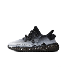 Кроссовки Adidas Yeezy Boost 350 V2 Lifestyle Shoes Unisex Low-top Black/grey, светло-серый hq4540（team419-罗马消亡） | light gray