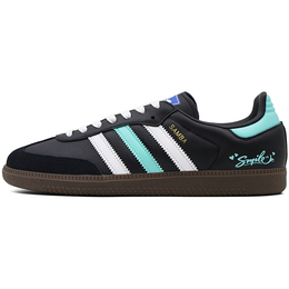 Кроссовки Adidas Samba Skateboarding Shoes Unisex Low-top Black, черный b75807（team91-smaba og 绿） | black