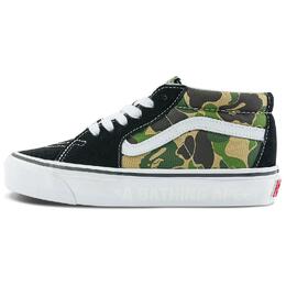 Кроссовки Vans Sk8 BAPE X -Mid 83 'ABC Camo', зеленый vn000mzgcx3 | green
