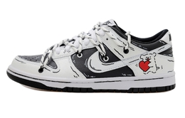 Мужские кроссовки для скейтбординга Nike Dunk, White dv0831-002(team69-线条狗狗sbox) | 白色