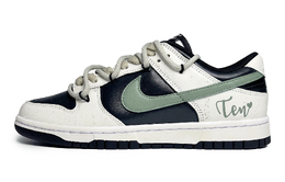 Кроссовки Nike Dunk Skateboarding Shoes Women's Low-top Green/Black/White, черный cw1590-100(team285-女款池畔) | neutral olive/medium olive/light bone/black