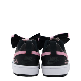 Кроссовки Nike Court Borough Skateboarding Shoes Women's Low-top, фиолетовый bq5448-115(team271-粉墨星紫亮闪礼盒) | star purple glitter gift box