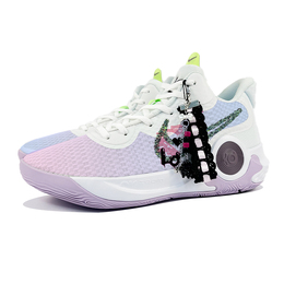 Nike Баскетбольные кроссовки KD Trey 5 IX с мягкой подошвой и противоскользящей подошвой, винтажные, унисекс, белые, синие, фиолетовые dj6922-100(team352-海盐树莓) | white blue purple