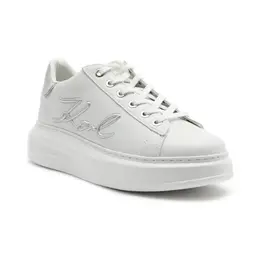 Кожаные кроссовки Signia кружевные Karl Lagerfeld, белый kl224w0001981180036 | bianco