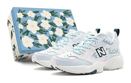 Кроссовки New Balance NB 608 V1 Training Shoes Women's Low-top Blue/White, синий/белый wx608wt（b宽）(teams-蓝色小熊s-box) | blue/white