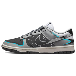 Кроссовки Nike Dunk Skateboarding Shoes Women's Low-top White/gray/black, серый dd1503-117(team366-深邃宇宙) | gray