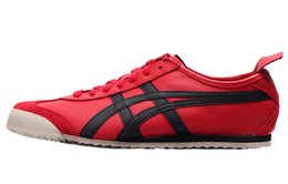 Кроссовки для скейтбординга MEXICO 66, унисекс, низкие, красные/черные Onitsuka Tiger d4j2l-2590