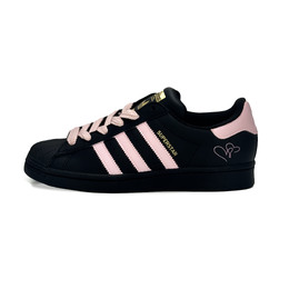 Кроссовки Adidas Superstar Skateboard Shoes Unisex Low-Top Black Pink, черный/розовый eg4959（team531-少女心思） | black/pink