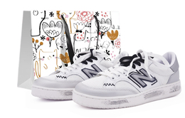 New Balance Кроссовки для скейтбординга NB Pro Court с противоскользящим покрытием, низкие, унисекс, черные, белые, серые proctcaa(team435-引力时空-box) | black white gray
