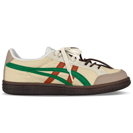 Кроссовки Onitsuka Tiger Advanti Skateboarding Shoes Unisex Low-top Green/beige/red, цвет Off White 1183b799-101(teamy-男女款复古经典绿红) | off white