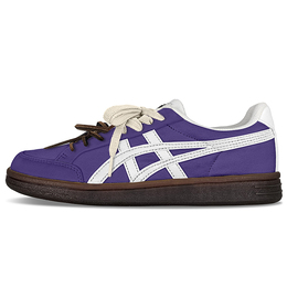 Кроссовки Onitsuka Tiger Advanti Skateboarding Shoes Unisex Low-top White/purple/brown, фиолетовый 1183b799-101(teamy-男女款暗夜古堡紫白) | purple