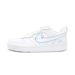 Кроссовки Nike Court Borough 2 женские низкие бело-синие bq5448-100(team341-涂鸦星球) | white blue