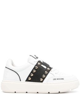 Love Moschino кроссовки, украшенные блестками, белый ja15284g1ijc5 | белый