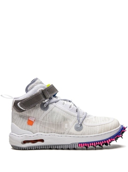 Кроссовки Nike Air Force 1 Mid, белый/серый do6290 | белый