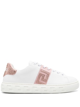 Versace кроссовки Crystal Greca, белый 10135681a11545 | белый